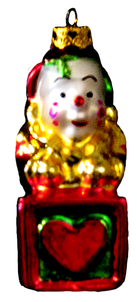 Christmas tree decoration clown