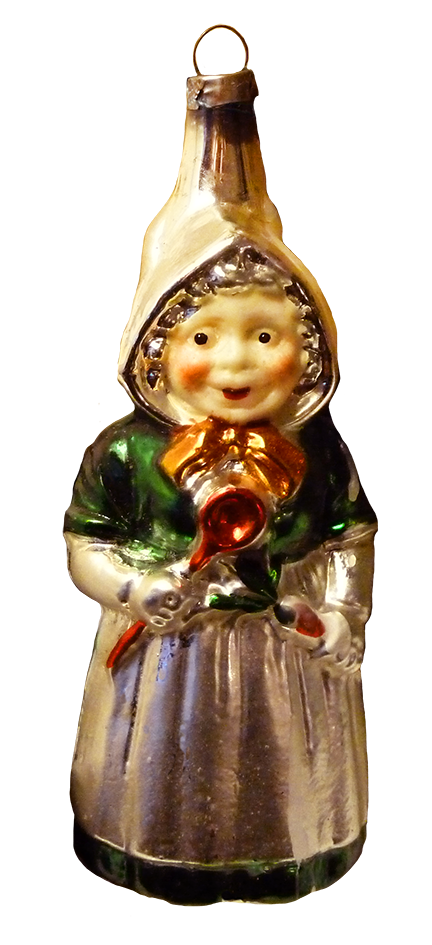 Santas wife Christmas tree ornament