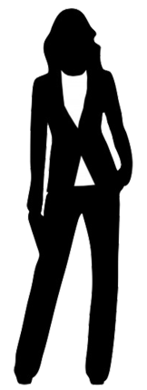 business female silhouette