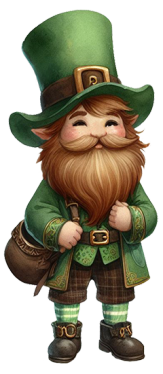 St. Patrick's day leprechaun clipart