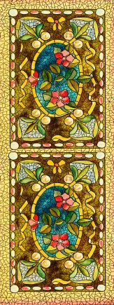 yellow mosaics bookmark