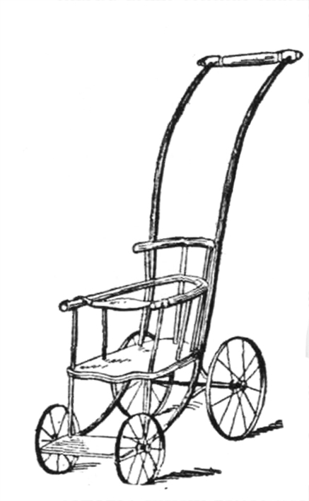 Victorian baby stroller