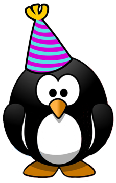 penguin new year party