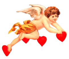 Valentine cupid clip art