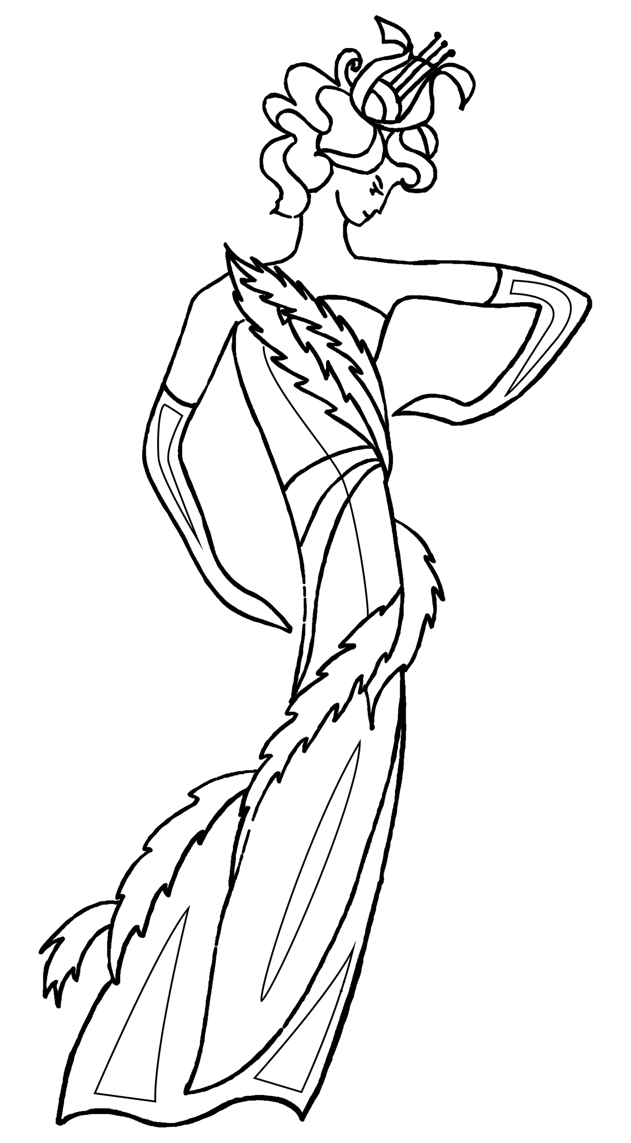 drawing of dancer 20th century