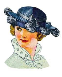woman's fashion hat 1921