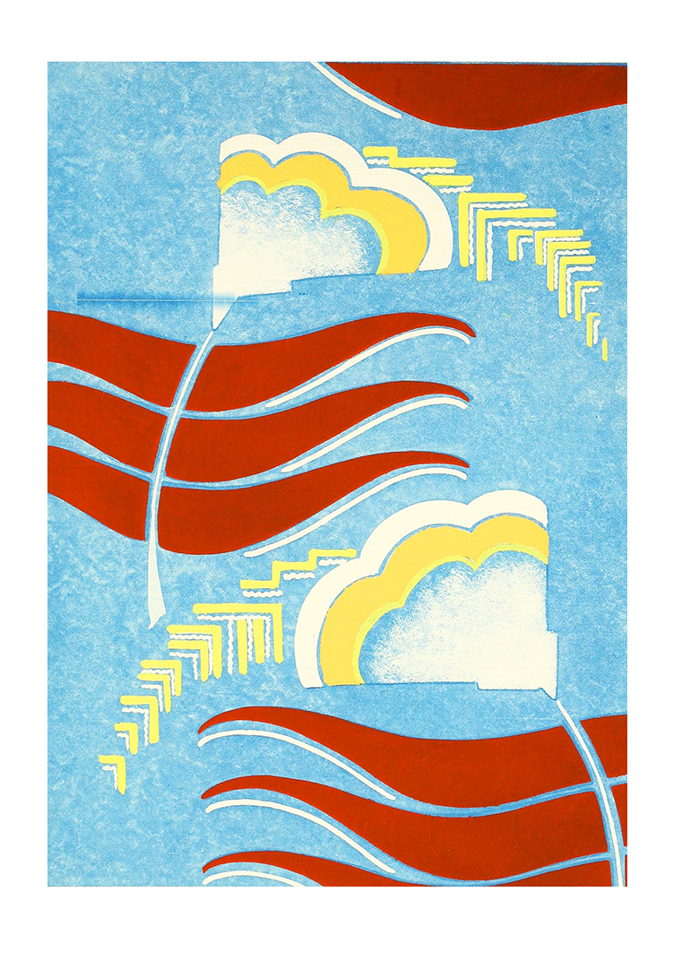 art deco poster pattern