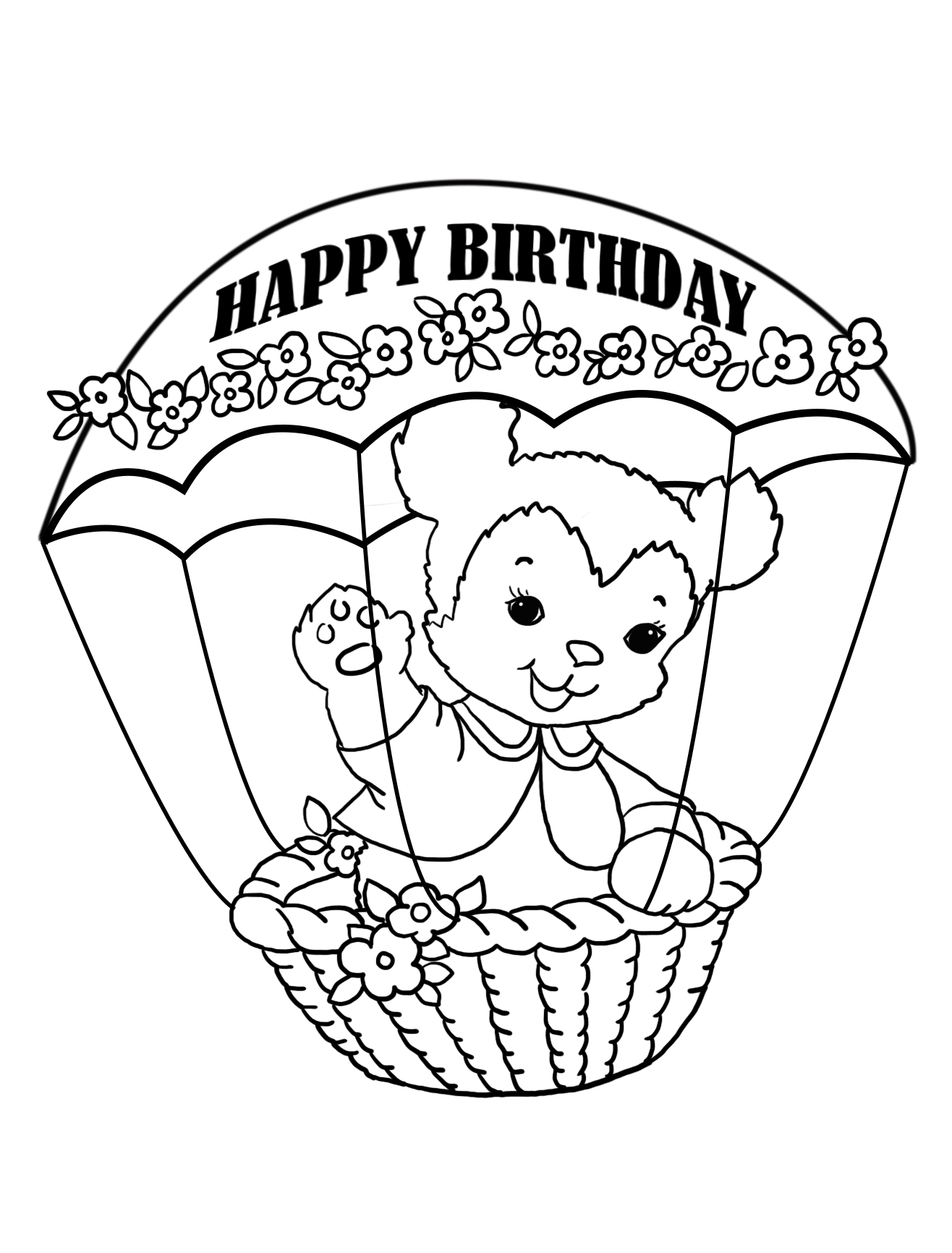 Download Birthday Coloring Pages