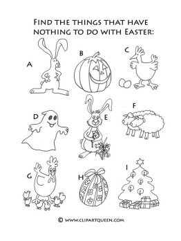 Easter activities drawing