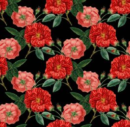 red flowers background