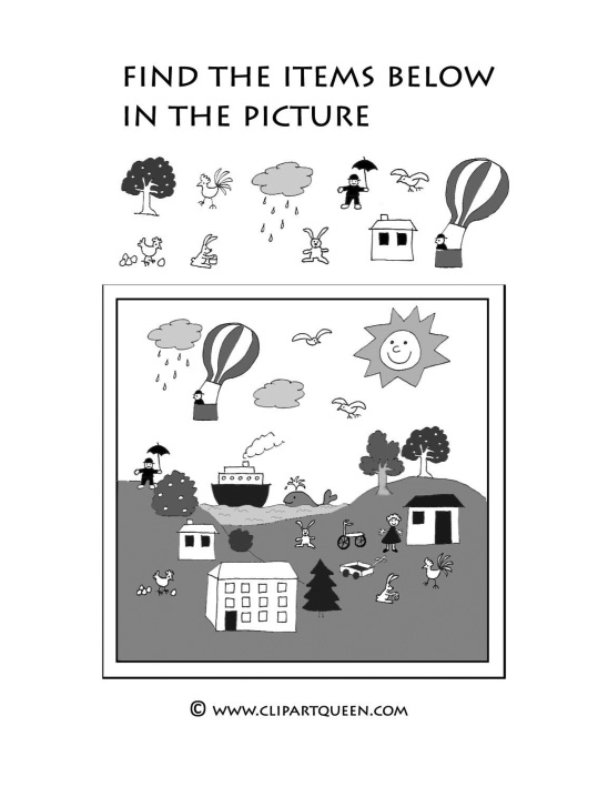Printable kindergarten activities drawing