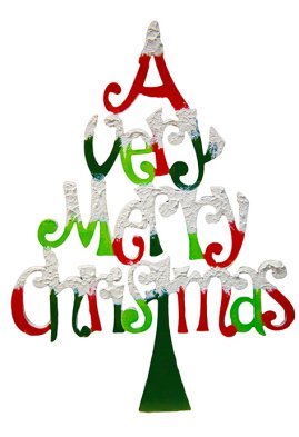 merry Christmas tree greeting