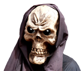 skeleton evil skull clip art
