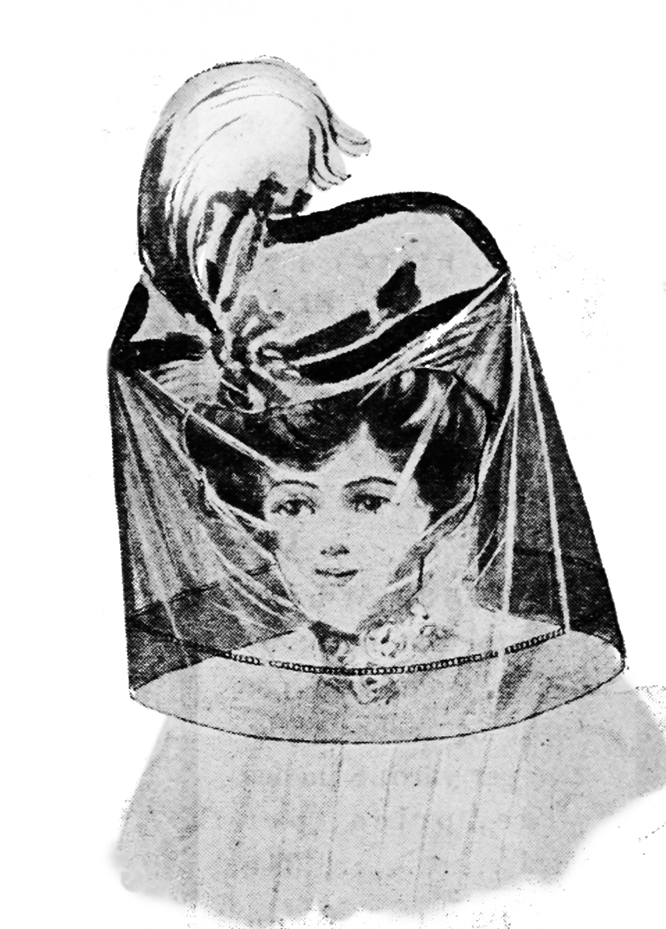 Automobile veil fashion Victorian era