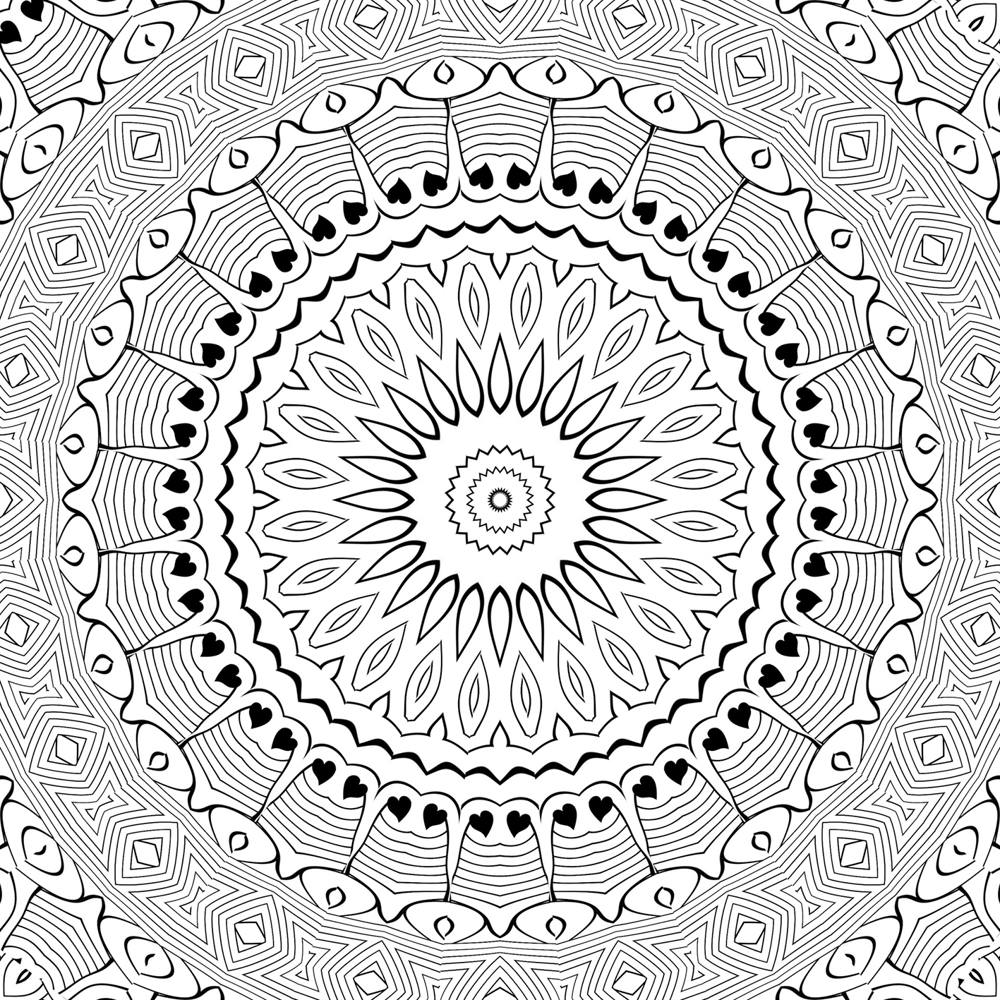 coloring page pattern