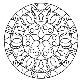 mandala coloring sheet