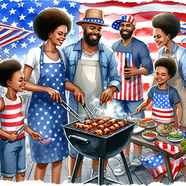 4th of July family barbeque