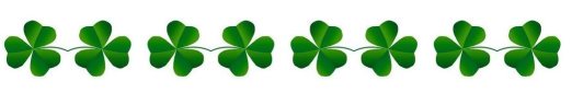 St. Patrick's clover border