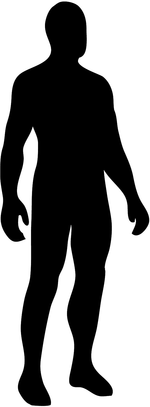male body silhouette