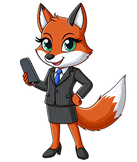 business fox clipart female