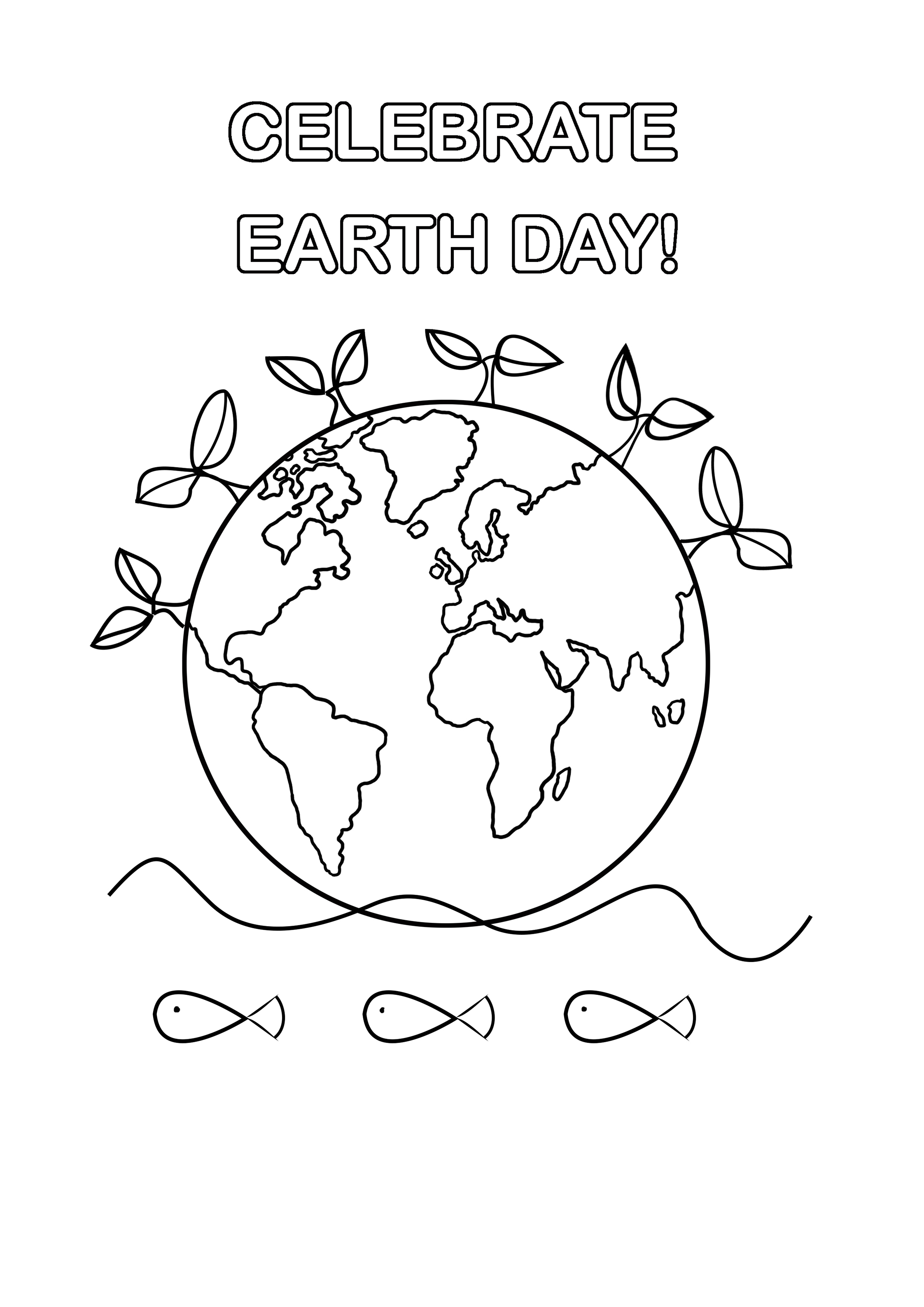 Earth Day Coloring Pages 21 printable earth day coloring pages | Random ...