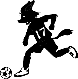 fox soccer player clipart