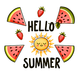 hello summer clipart 