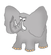 elephant clip art logo