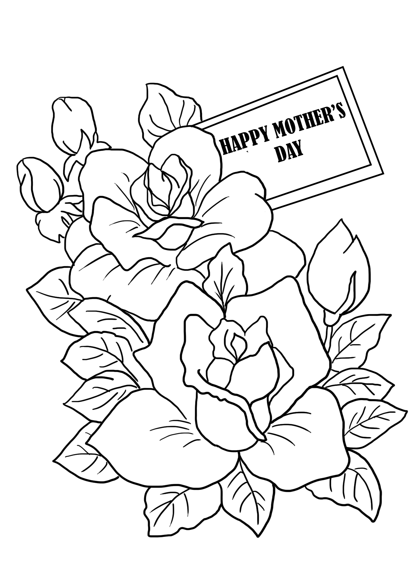 Download Mother's Day Coloring Pages