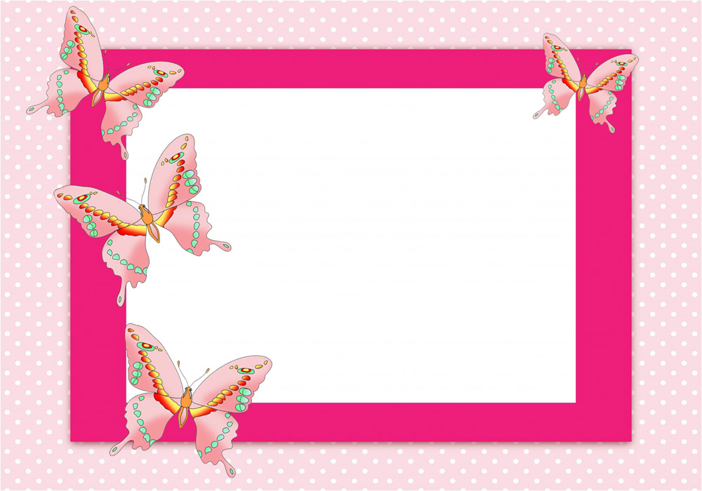 Butterfly Border Clip Art Page Border And Vector Graphics Clip Art ...