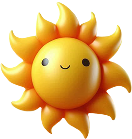 inflatable sun clipart