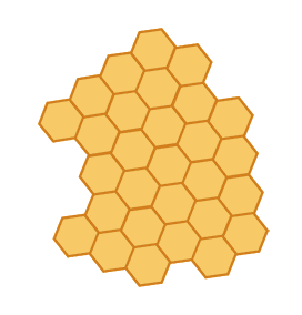 honeycomb drawing