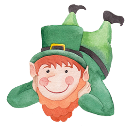 cute leprechaun clipart