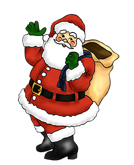 Merry Christmas Santa clipart