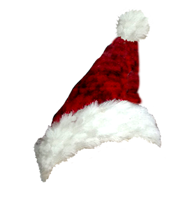 Santa hat cut-out