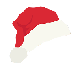 Santa's hat clipart