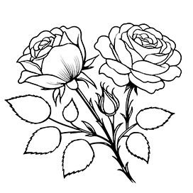 Flower Coloring Pages