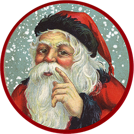 Funny and free Santa Claus Clipart.