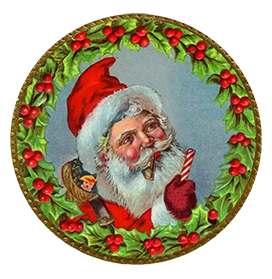 Funny and free Santa Claus Clipart.