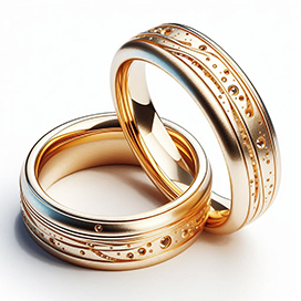 wedding rings clipart